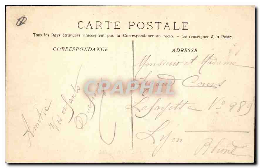 Aix-en-Provence — La Fontaine de la Rotonde — Sammlung C. M. — Rückseite