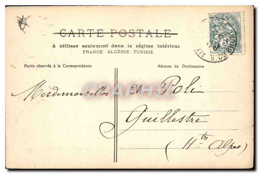 Aix-en-Provence — La Grande Fontaine — col. C. M. foto. Jouven — Reverso