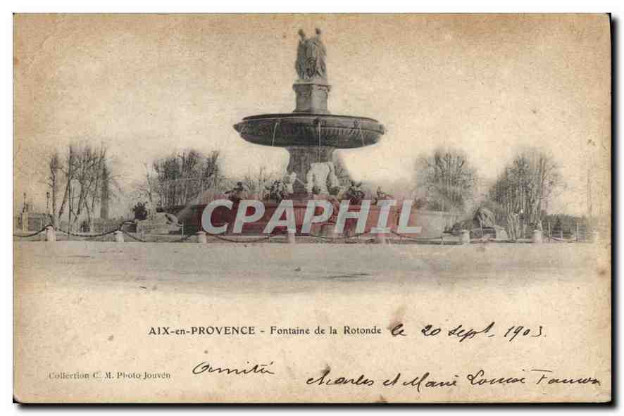 Aix-en-Provence — Fontaine de la Rotonde — Photo Jouven