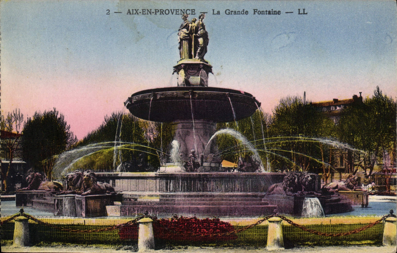 Aix-en-Provence — La Grande Fontaine — LL