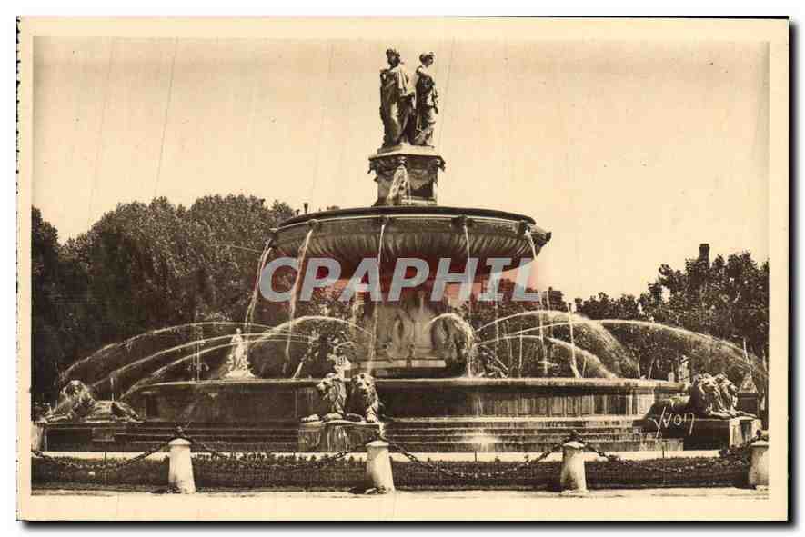 La Grande Fontaine — Aix-en-Provence (B.-du-R.) — Éditions d'Art Yvon, Paris