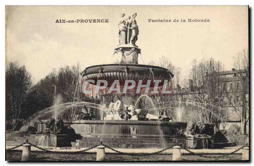 Aix-en-Provence — Fontaine de la Rotonde — Collection C. Market