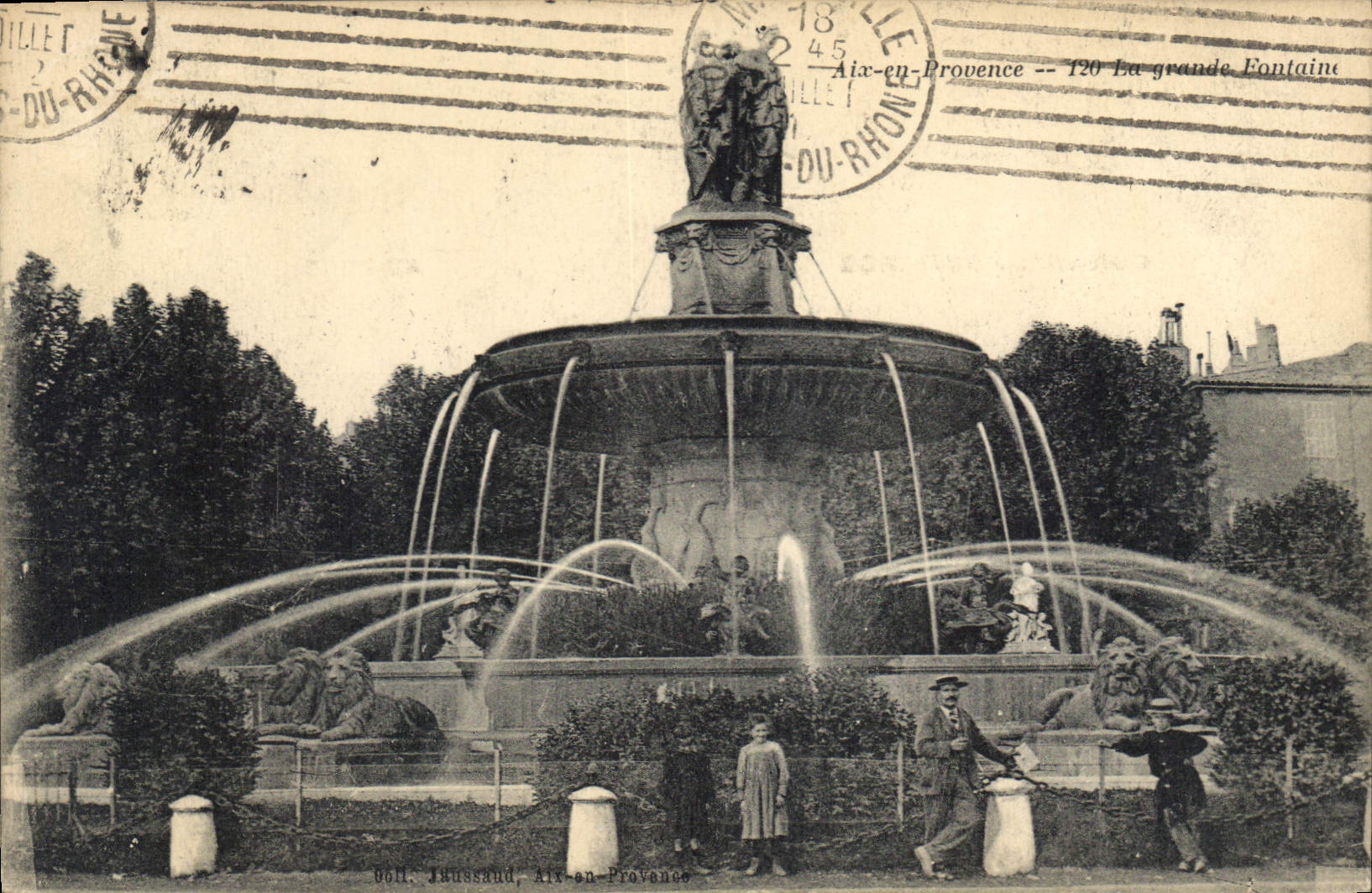 Aix-en-Provence — Die Große Fontaine — Goff. Thussaud