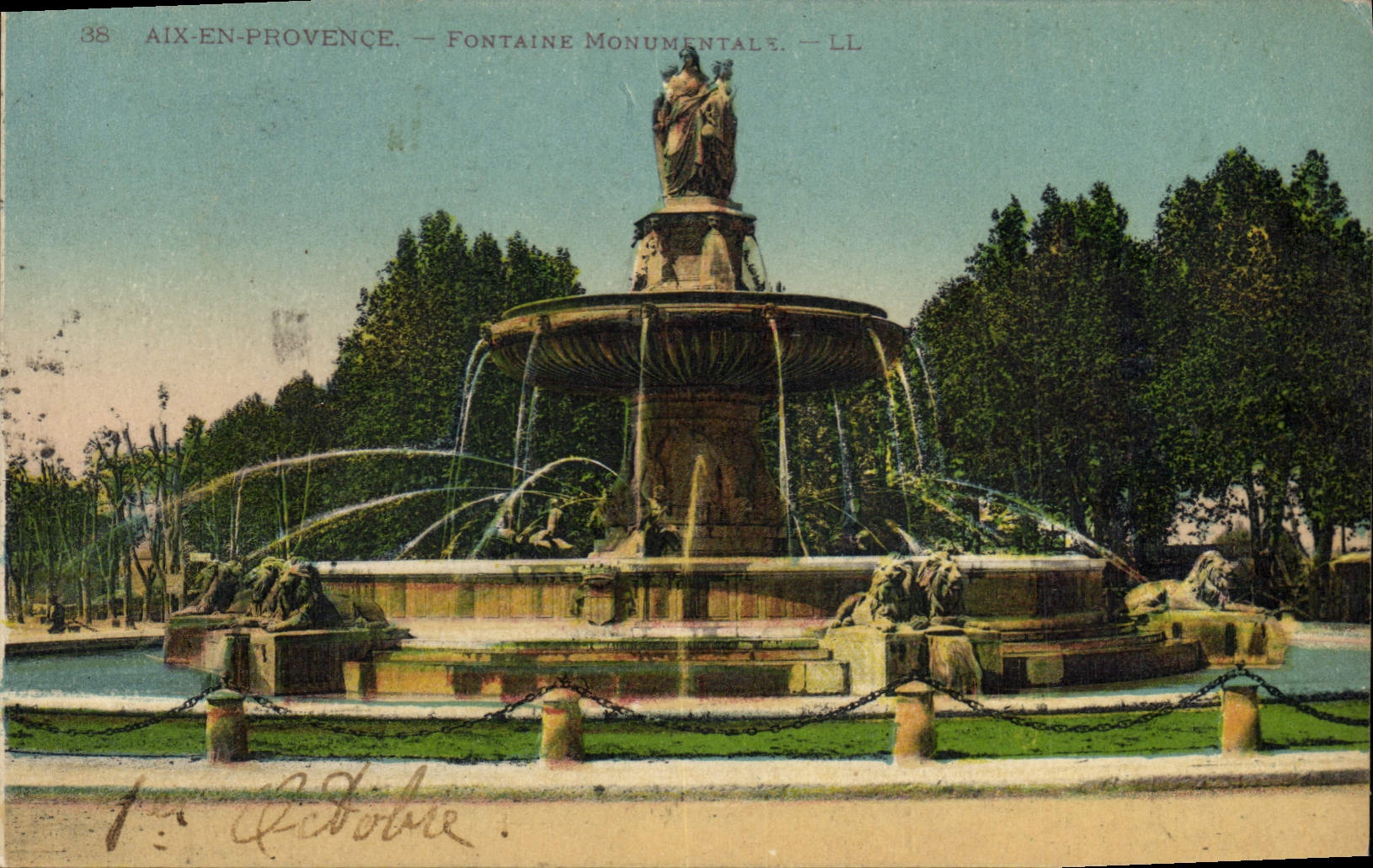 Aix-en-Provence — Fontaine Monumentale — LL