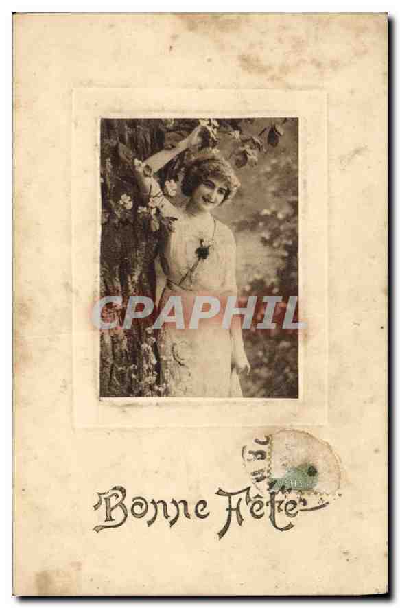 CPA Bonne Fete Femme