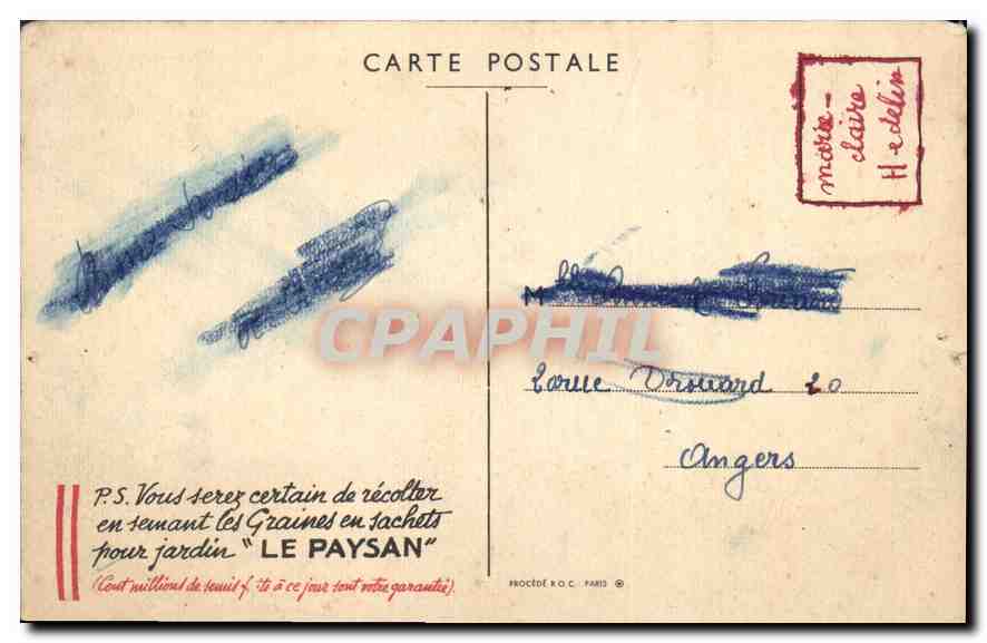 CPA Reine de Paris 1937  — Rückseite