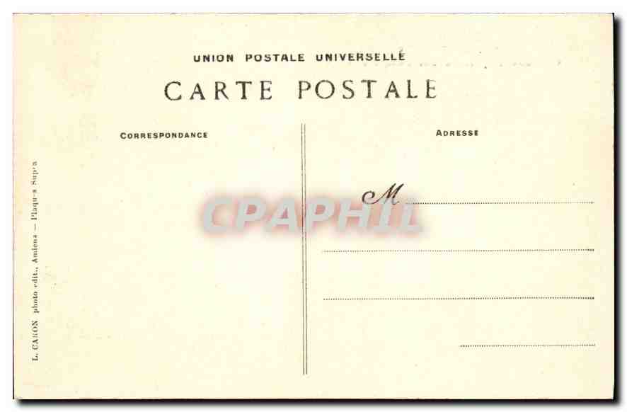 CPA Amiens Cathedrale prise a vol d'oiseau  — Rückseite