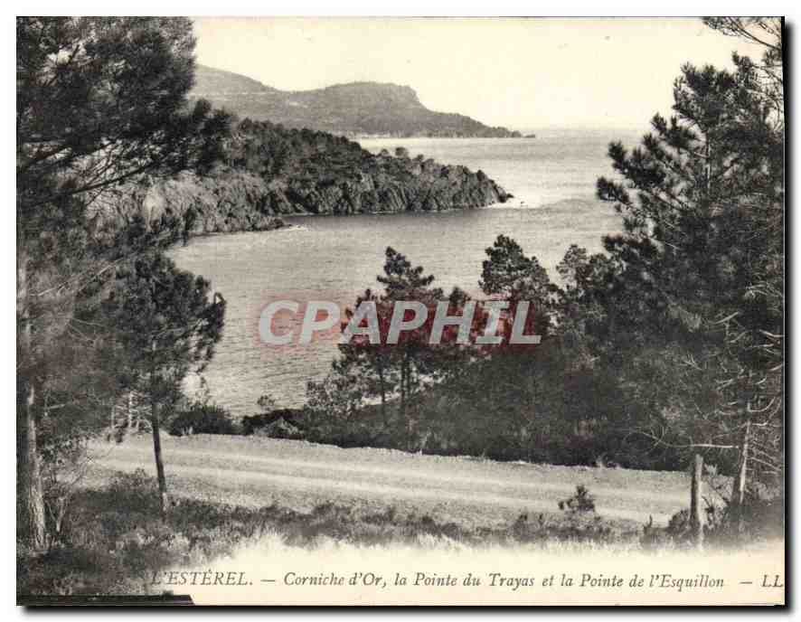 CPA L'Esterel Corniche d'Or la Point du Trayas et la Pointe de l'Esquillon 