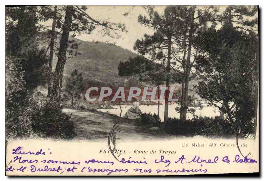 CPA Esterel Route du Trayas 