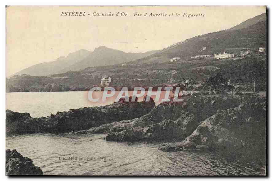 CPA Esterel Corniche d'Or Pic d Aurelle et le Figarette 