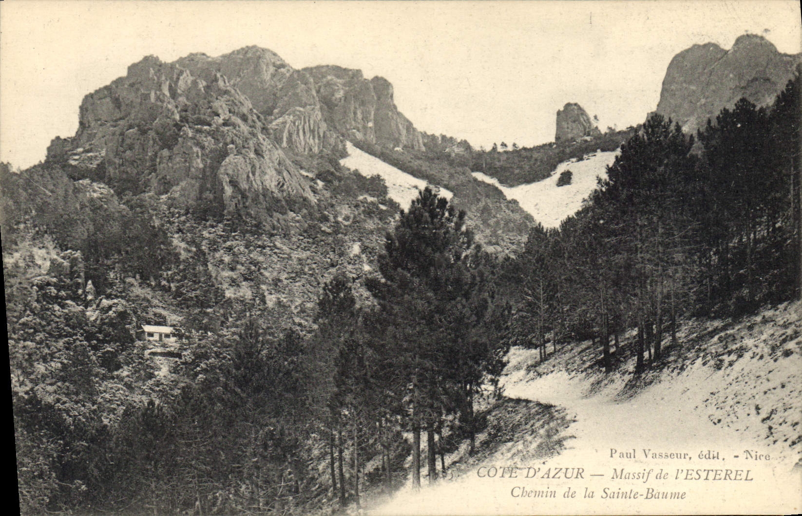 CPA Cote d'Azur Massif de L'Esterel Chemin de la Sainte Baume 