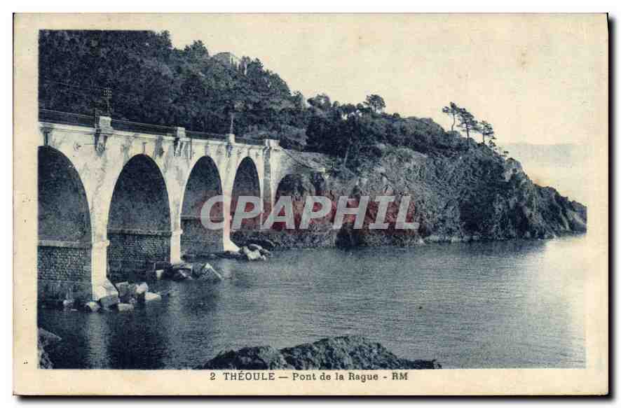 CPA Theoule Pont de la Rague 