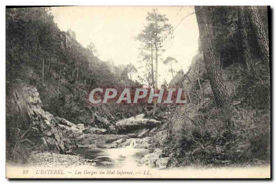 CPA L'Esterel Les Gorges du Mal Infernet 