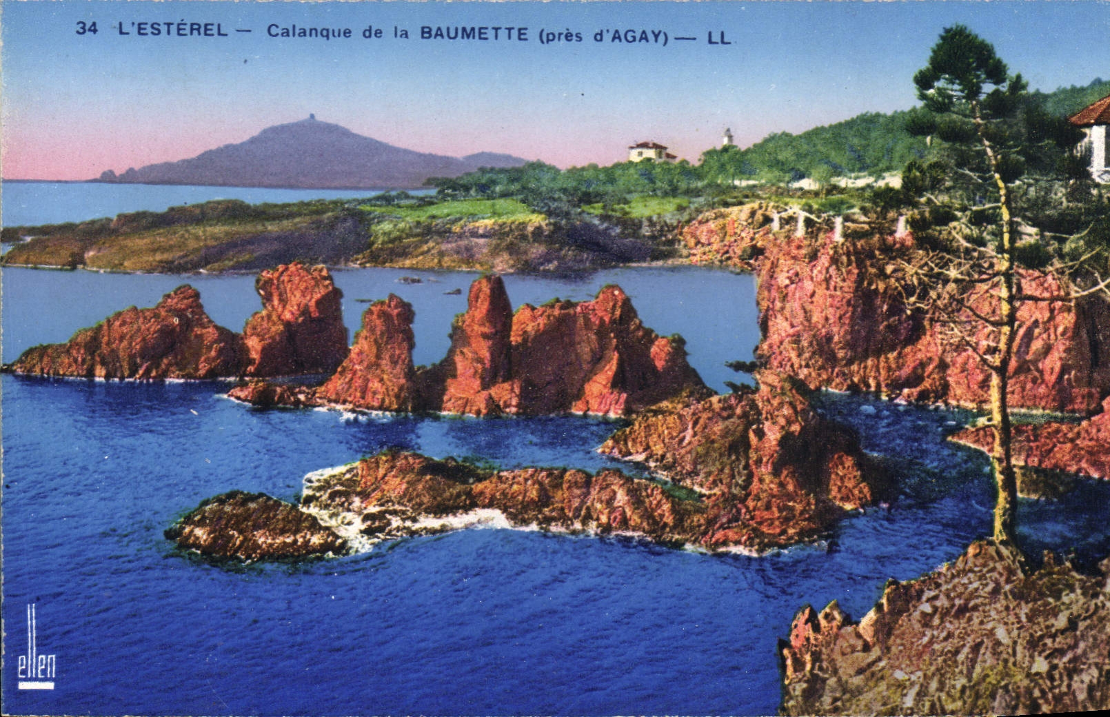 CPA L'Esterel Calanque de la Beaumette pres d'Agay 