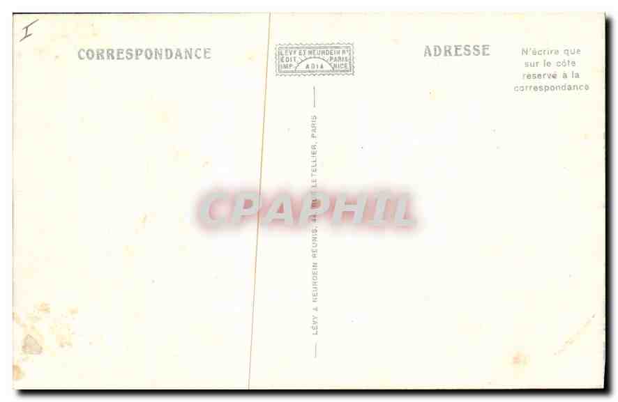 CPA L'Esterel Calanque de la Beaumette pres d'Agay  — Rückseite