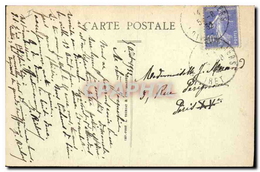 CPA St Benoit sur Loire La porte Nord XI Ange et apotre  — Back