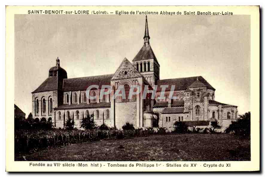 Saint-Benoît-sur-Loire — Église de l'ancienne Abbaye de Saint-Benoît-sur-Loire