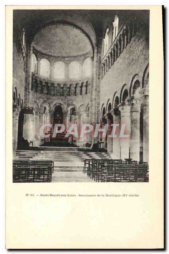 Saint-Benoît-sur-Loire — Sanctuaire de la Bastilique (XIe siècle) — CPAPHIL N°11