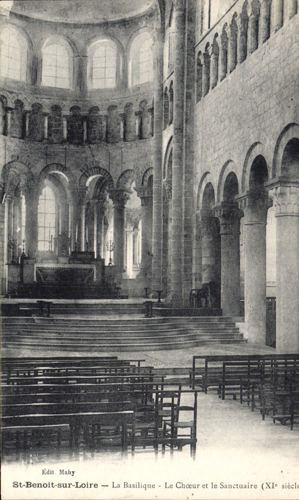 St-Benoît-sur-Loire — La Basilique - Le Chœur et le Sanctuaire (XIe siècle) — Édit Mahy