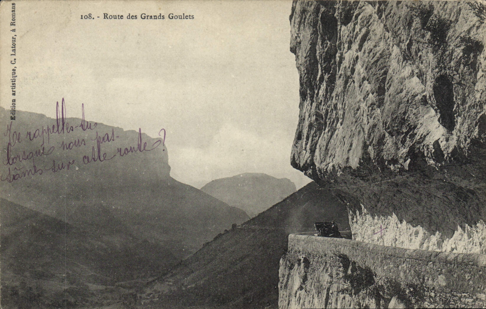 CPA Route des Grands Goulets 