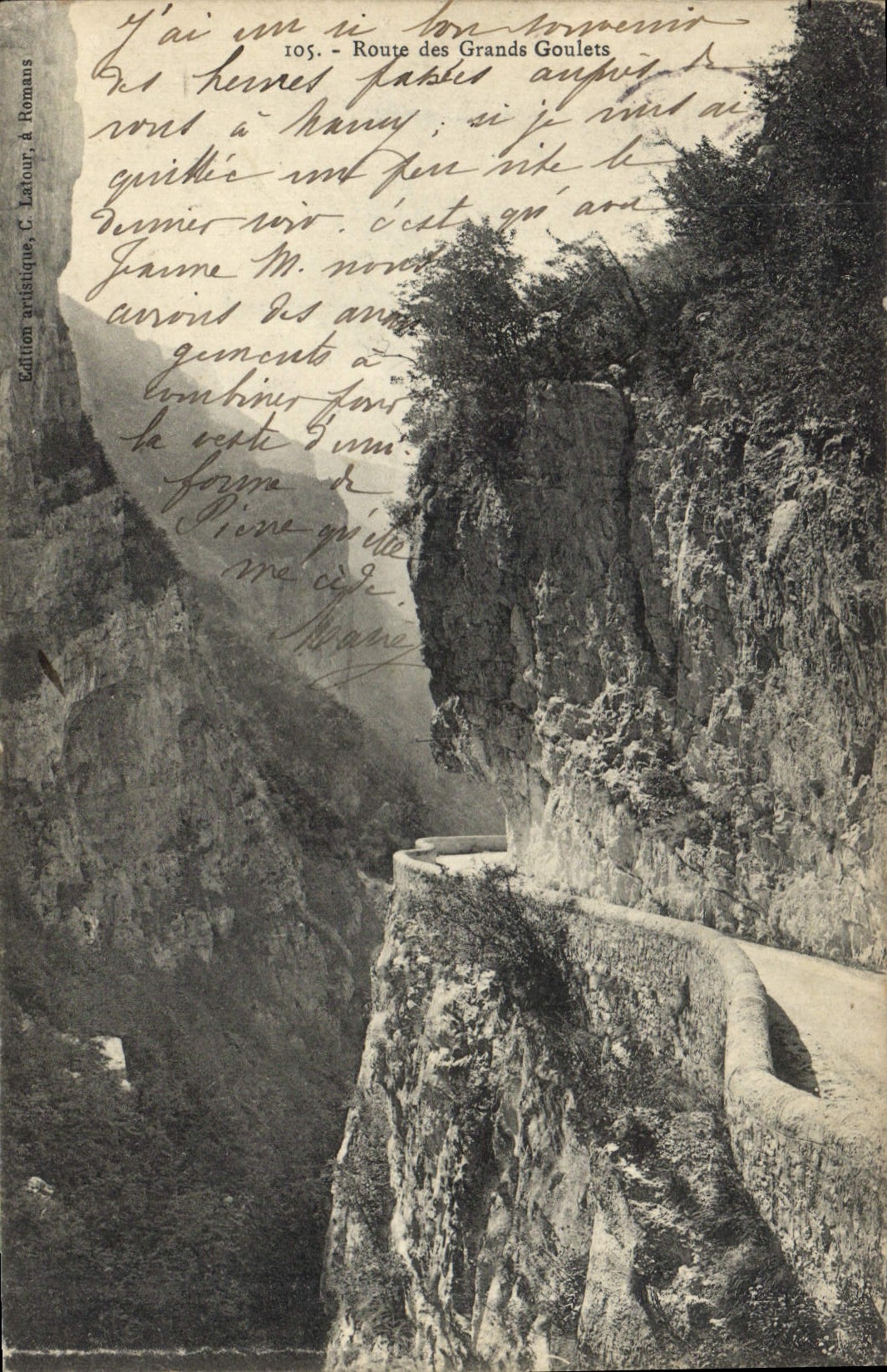 CPA Route des Grands Goulets 