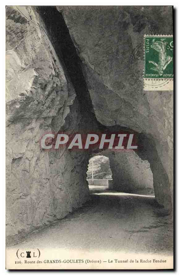 Route des Grands-Goulets (Drôme) — Le Tunnel de la Roche Fendue — (CCL) n°106