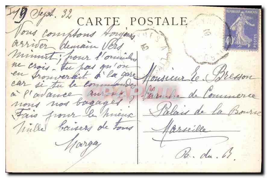 Les Baraques — Route de la Chapelle-en-Vercors en hiver — Paul Boyer, Romans, n°117 — Verso