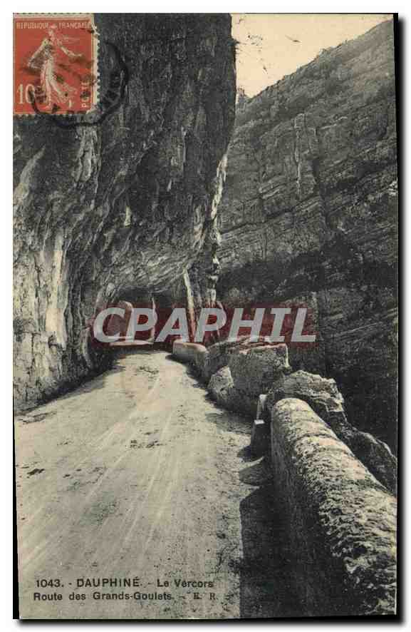 CPA Dauphine Le Vercors Route des Grands Goulets 