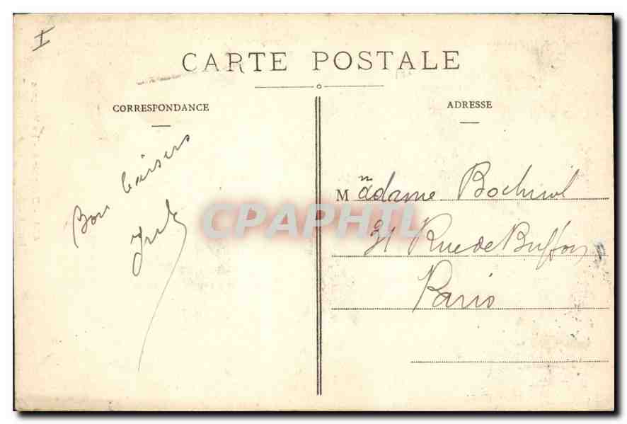 CPA Dauphine Le Vercors Route des Grands Goulets  — Rückseite