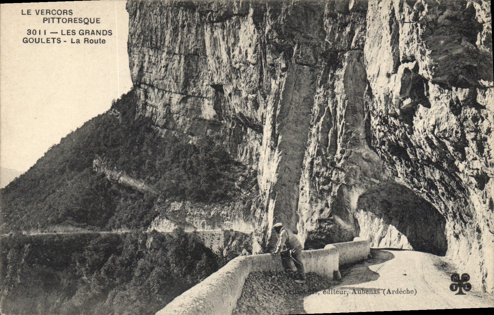 CPA Le Vercors Pittoresque Les Grands Goulets La Route 