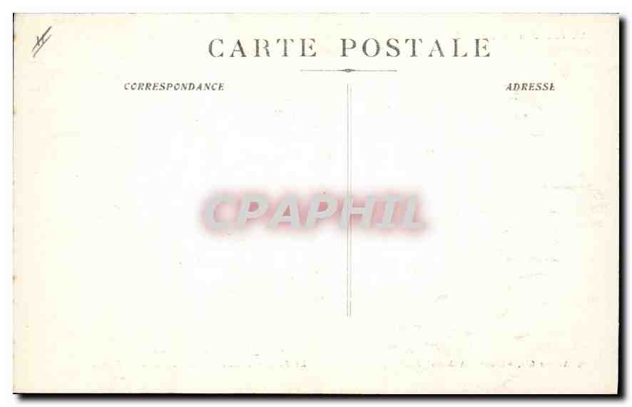 Les Grands Goulets — Le facteur d'Ecchevis au sortir d'un tunnel — G. Artige fils, éditeur Aubenas — Verso