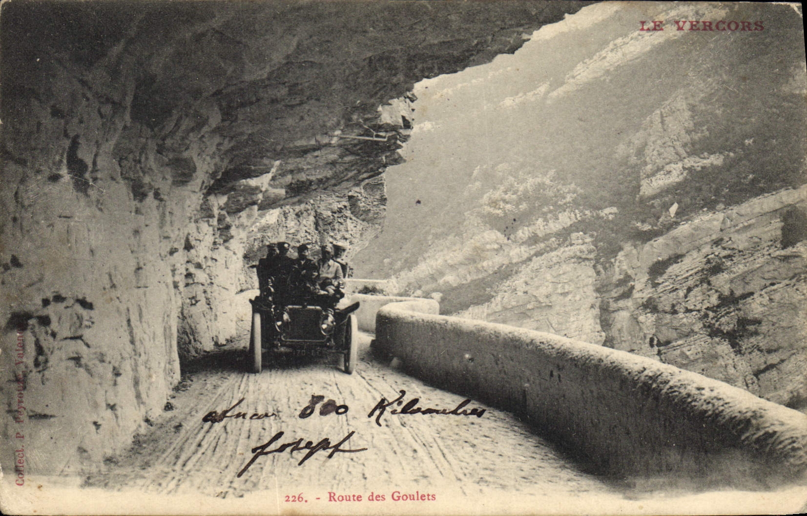 Route des Goulets — Le Vercors — Goulet, P. Héronnet, Yvannec - Anverso