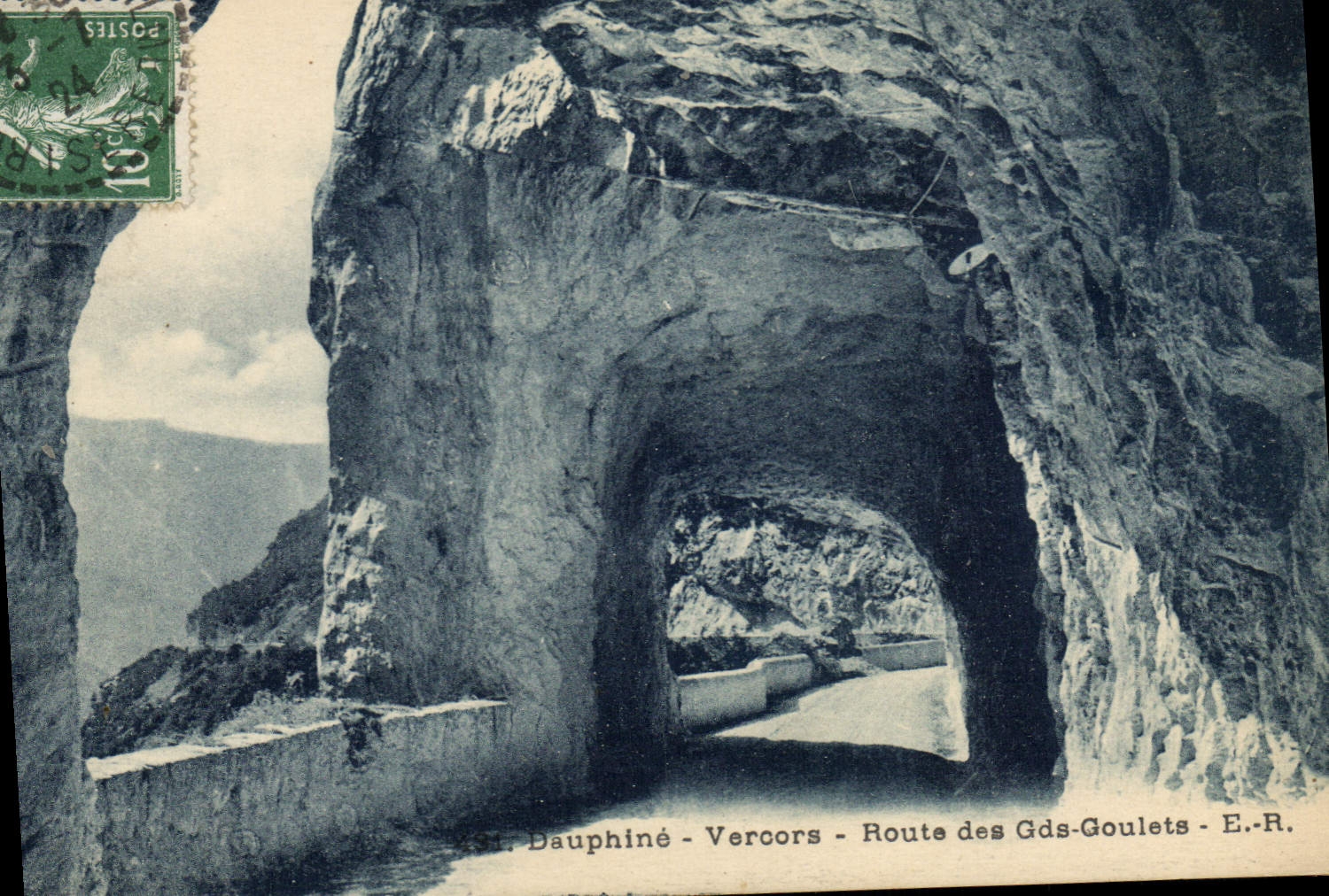 Route des Gds-Goulets — Tunnel à Saint-Dauphiné - Vercors — E.-R.