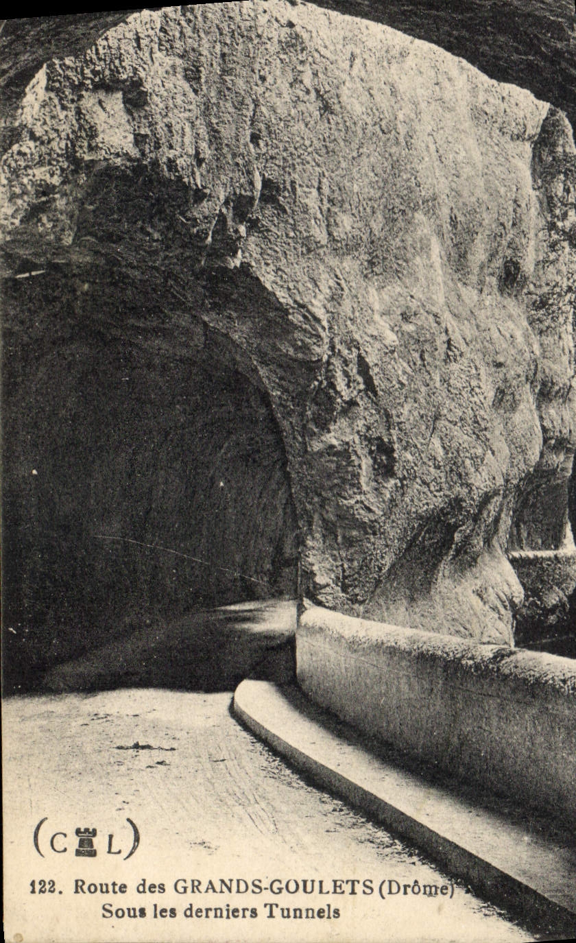 Route des Grands-Goulets — Sous les derniers Tunnels — (CCL) n°122