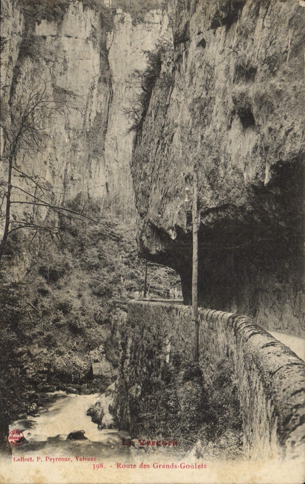 Le Vercors — Route des Grands-Goulets — Collect. P. Peyrouze, Valence, n°398