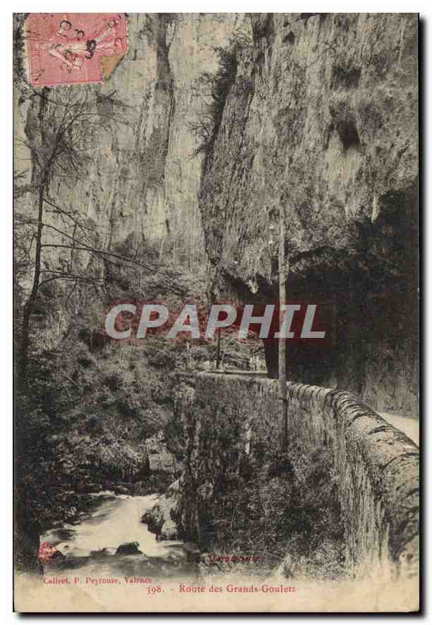 Route des Grands-Goulets — Vallée de la Dourbie — Callet, P. Peyrouze, Valence, n° 398