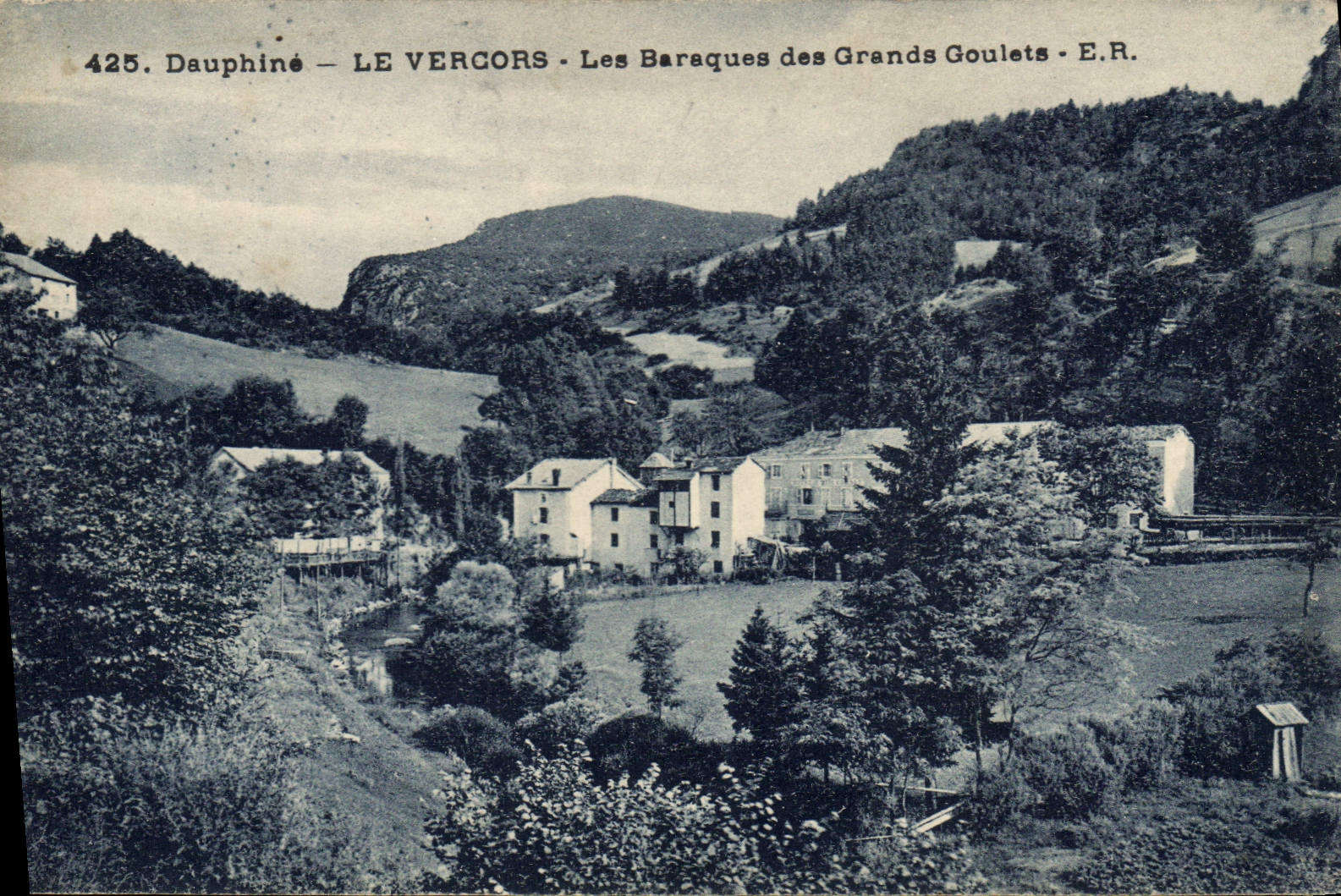 CPA Dauphine Le Vercors Les Baraques des Grands Goulets 