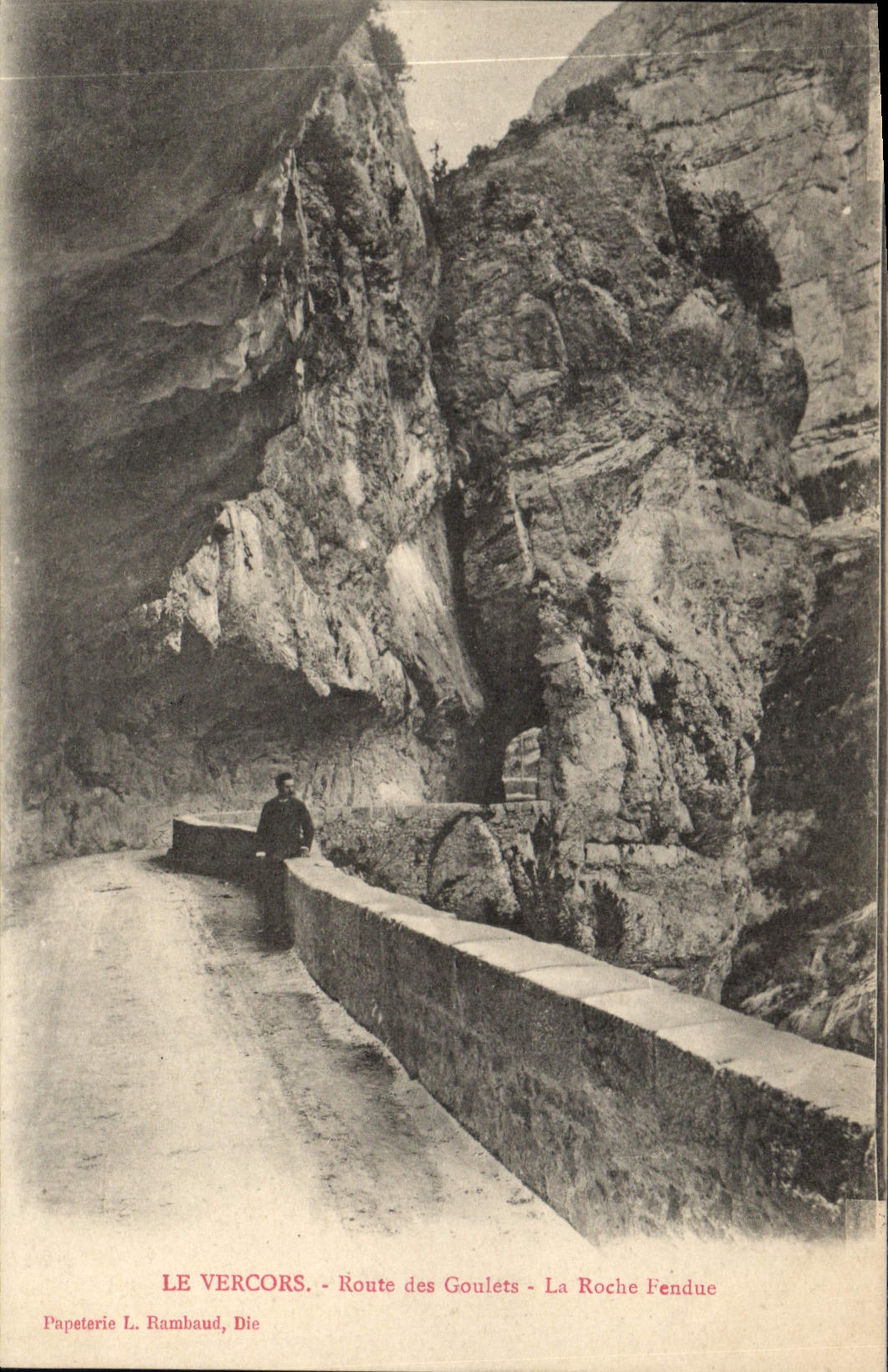 Le Vercors - Route des Goulets - La Roche Fendue — Papeterie L. Rambaud, Die