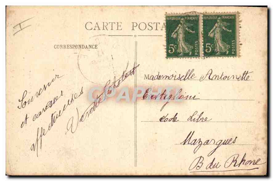 CPA Le Vercors Pont de Goule Noire  — Rückseite