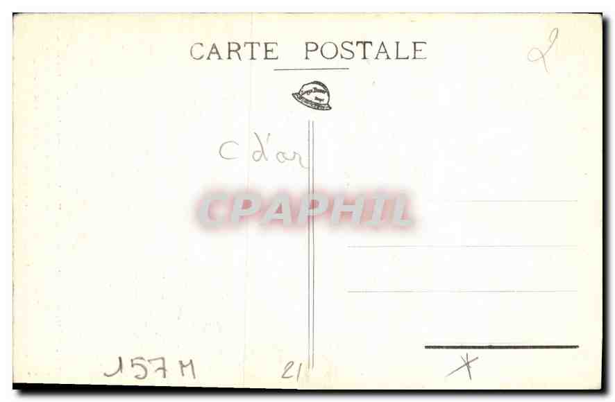 CPA Dijon Interieure de l'Eglise Notre Dame  — Rückseite