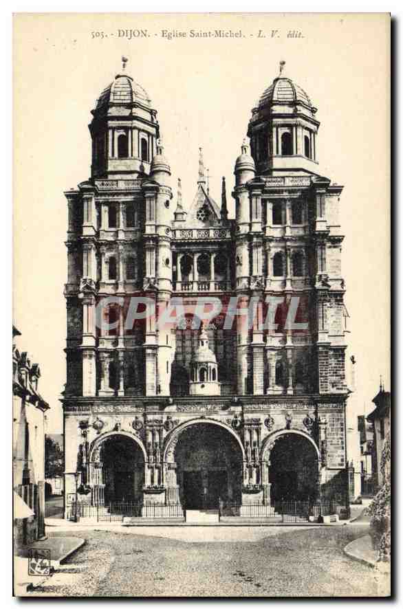 CPA Dijon Eglise Saint Michel L V 