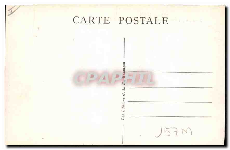 CPA Dijon Bourse du Commerce et Eglise Saint Michel  — Rückseite