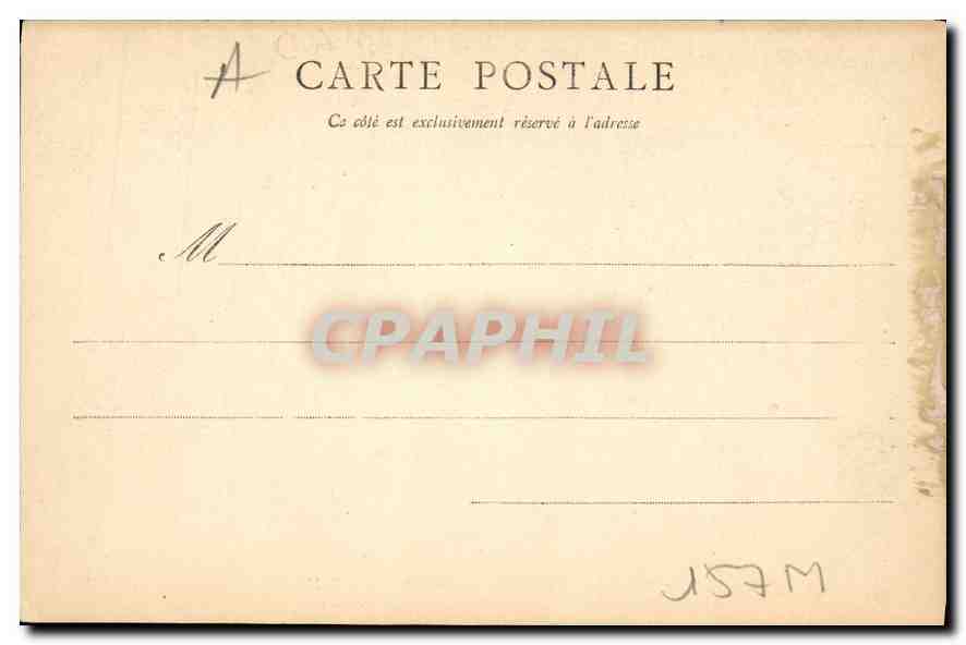 CPA Environs de Dijon Parc Noisot a Fixin Le Reveil de Napoleon par Rude  — Verso