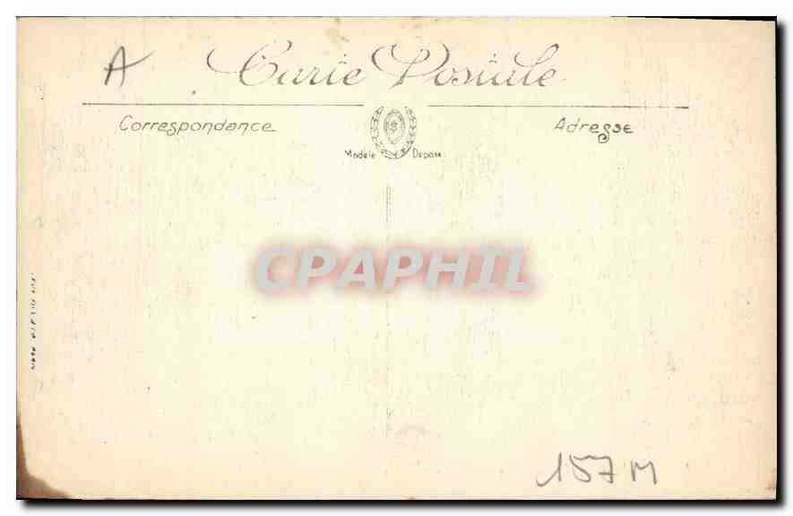 CPA Dijon Vue generale de la Place Darcy  — Rückseite