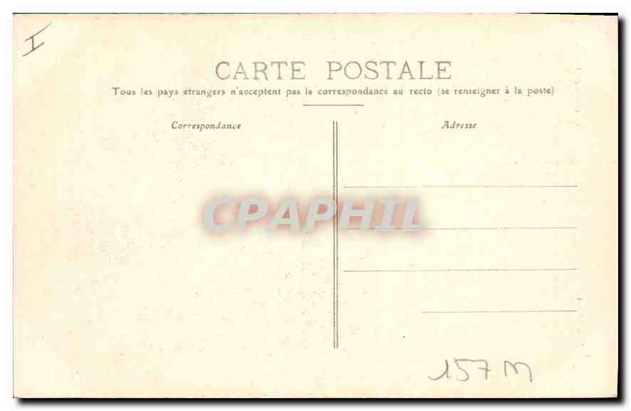 CPA Dijon Le Palais de Justice  — Rückseite