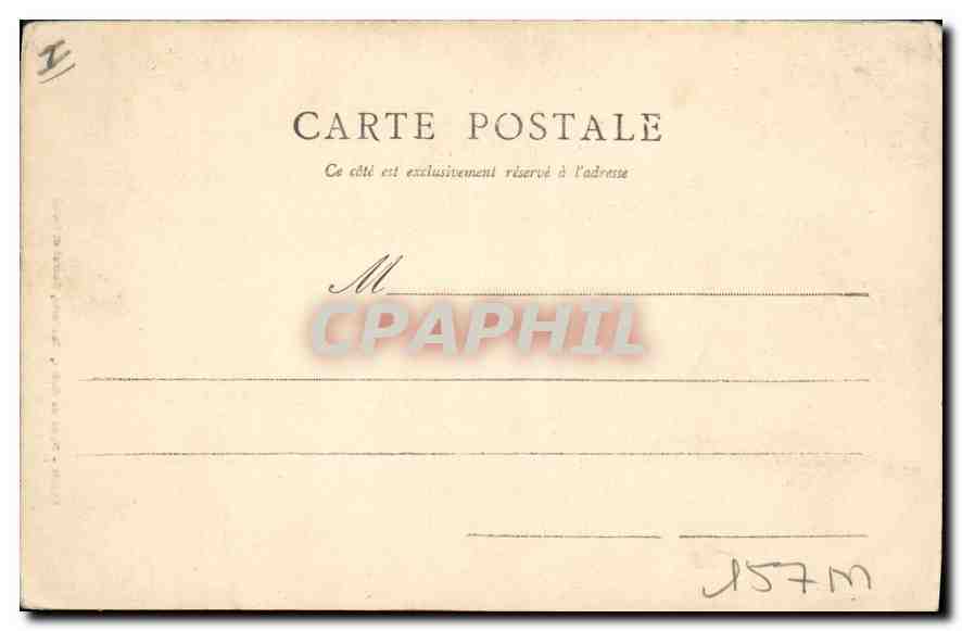 CPA Dijon Puits de Moise Zacharie Daniel et Isale  — Rückseite