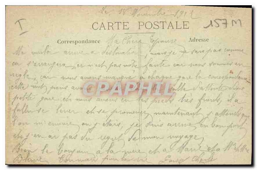CPA Dijon Porte Guillaume  — Rückseite