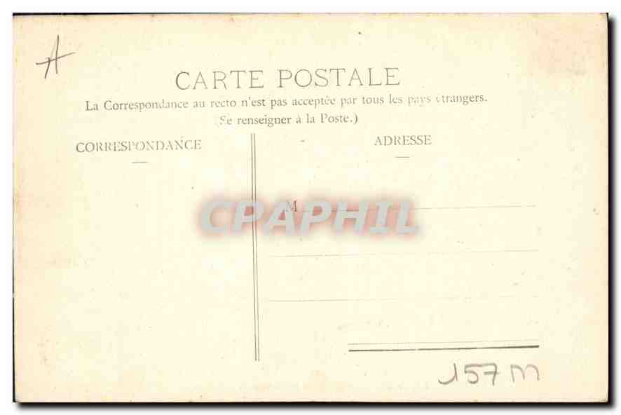 CPA Dijon Le Reveil de Napoleon par Rude  — Rückseite