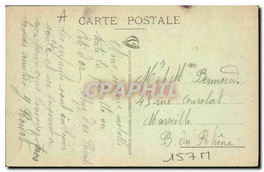 CPA Dijon Square Darcy  — Rückseite