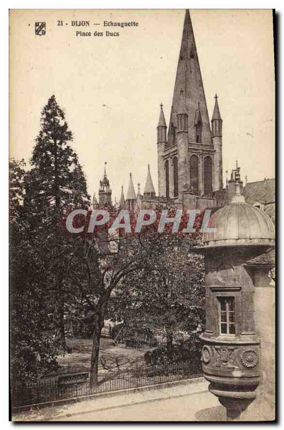 CPA Dijon Echauguette Place des Ducs 